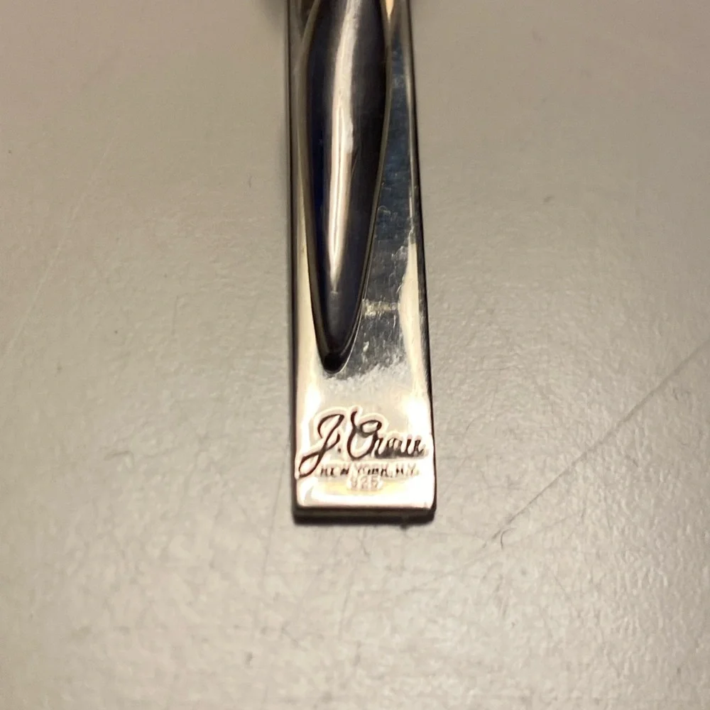 J.Crew Elegant Silver Tie Clip - Picture 4 of 4